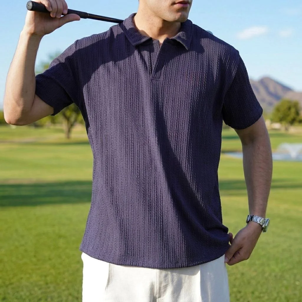 New Navy Polo Shirt Earth Collection